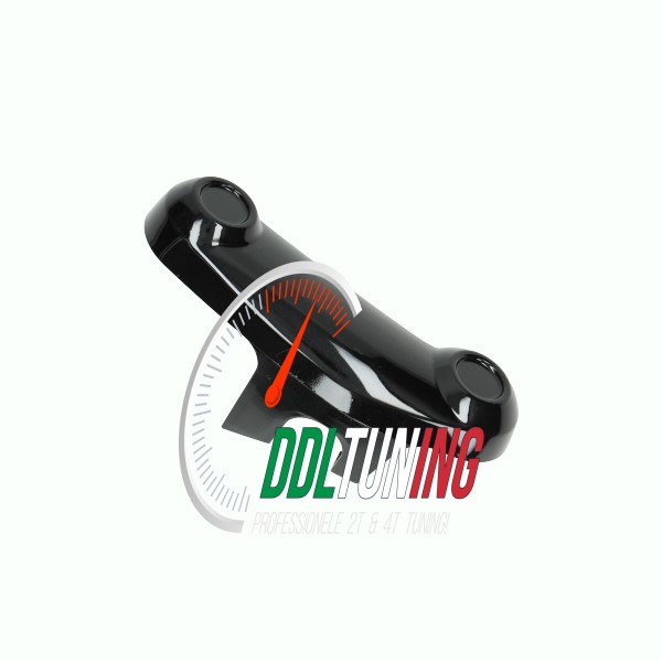 BESCHERMKAPJE VOORVORK ONDER VESPA PRIMAVERA/ SPRINT ZWART GLANS DMP