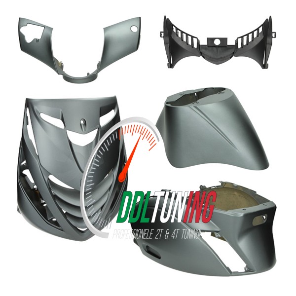 PLAATWERKSET MODEL SP ZIP2000 MAT TITANIUM DMP 5-DELIG
