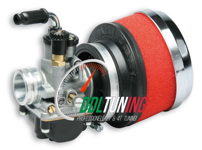 CARBURATEURSET + LUCHTFILTER PIAGGIO + MINARELLI 2T 19MM MALOSSI MHR TEAM 1611021.T0