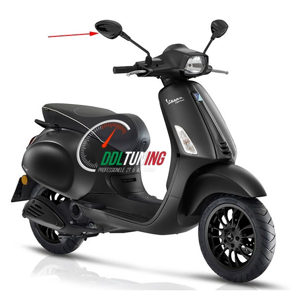 SPIEGEL RECHTS VESPA SPRINT ZWART ORIG CM262014