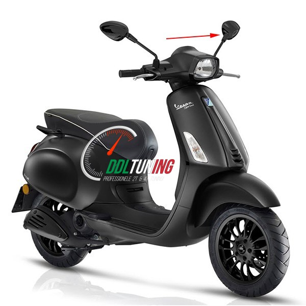 SPIEGEL LINKS VESPA SPRINT ZWART ORIG CM262013