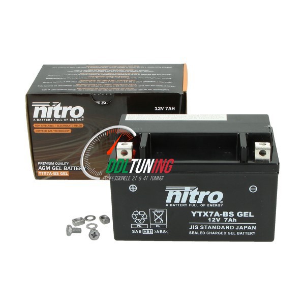 ACCU NTX7A-BS GEL SYM 4T NITRO
