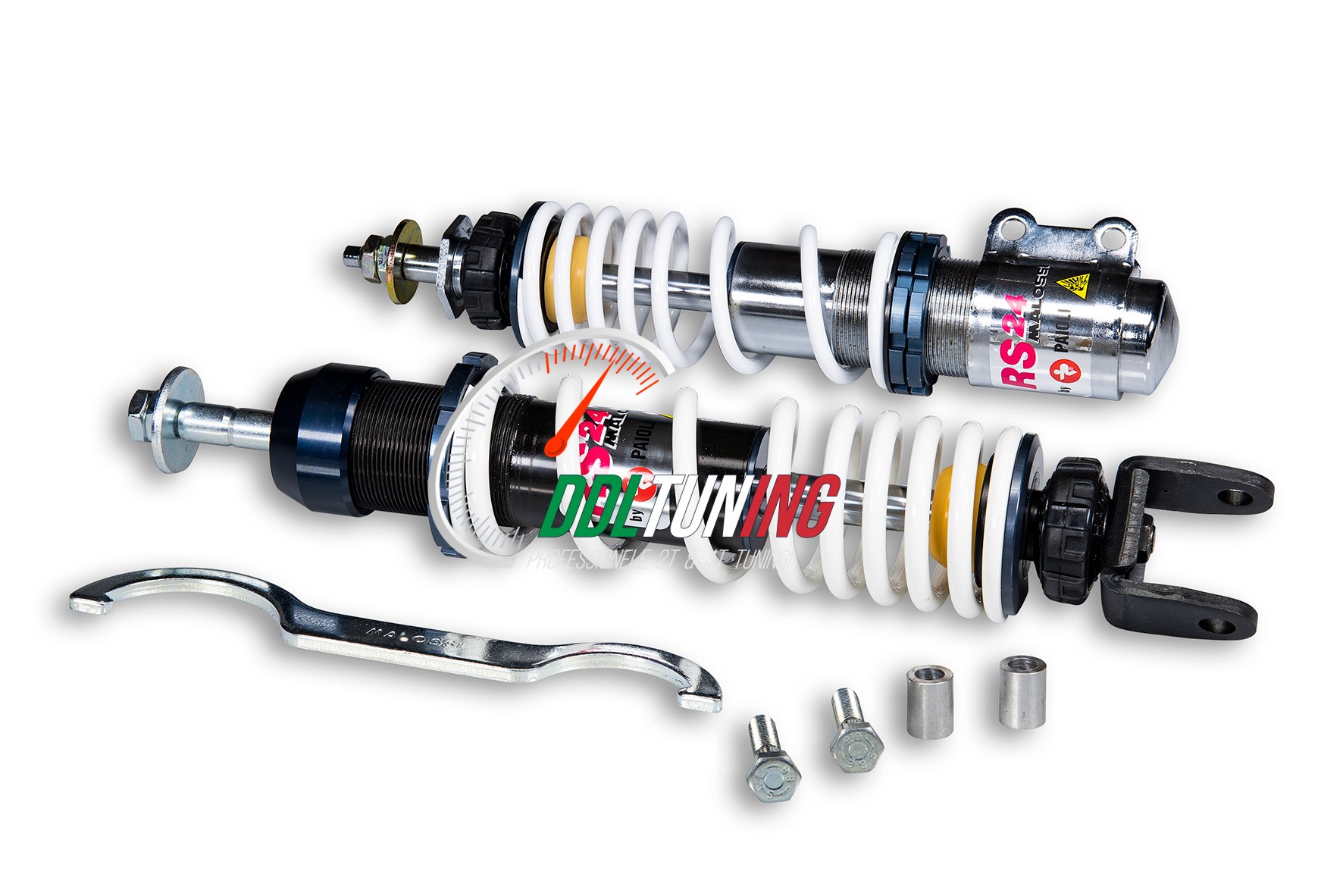 SCHOKBREKERSET RS24 PIAGGIO ZIP SP VOOR+ACHTER MALOSSI 469031