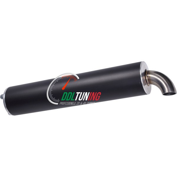 DDL TUNING UITLAAT DEMPER 180CC ZWART