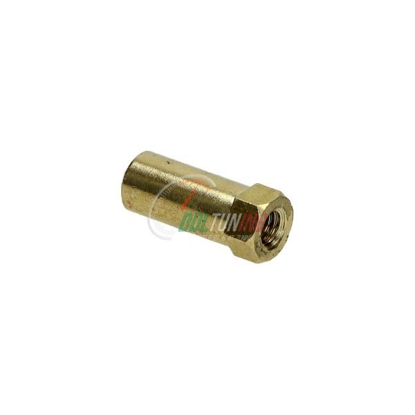 MOER UITLAAT HOOG MESSING BROMFIETS M6X25MM (PER STUK)