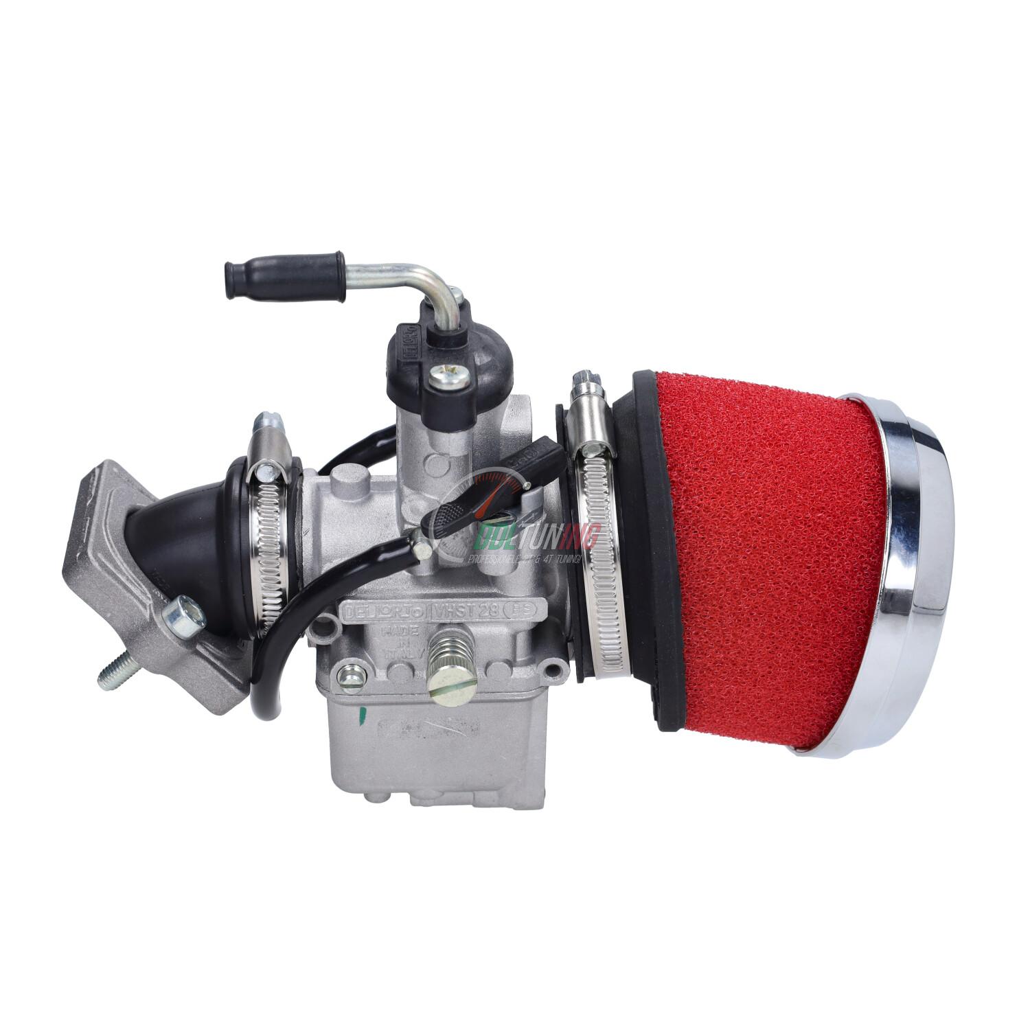 CARBURATEURSET + LUCHTFILTER PIAGGIO VHST 28MM MALOSSI MHR TEAM 1613766