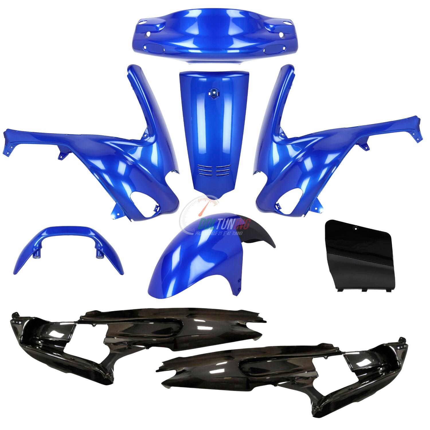 PLAATWERKSET MODEL ORIG GILERA RUNNER 50-125-180CC 9-DELIG BLAUW/ ZWART