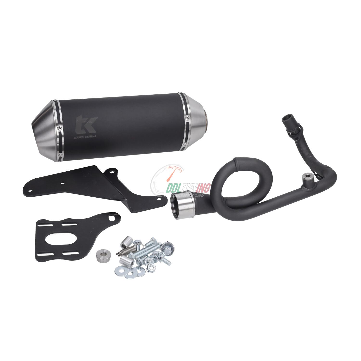 UITLAAT TURBOKIT GMAX VESPA SPRINT/ PRIMAVERA 4T-2V ZWART